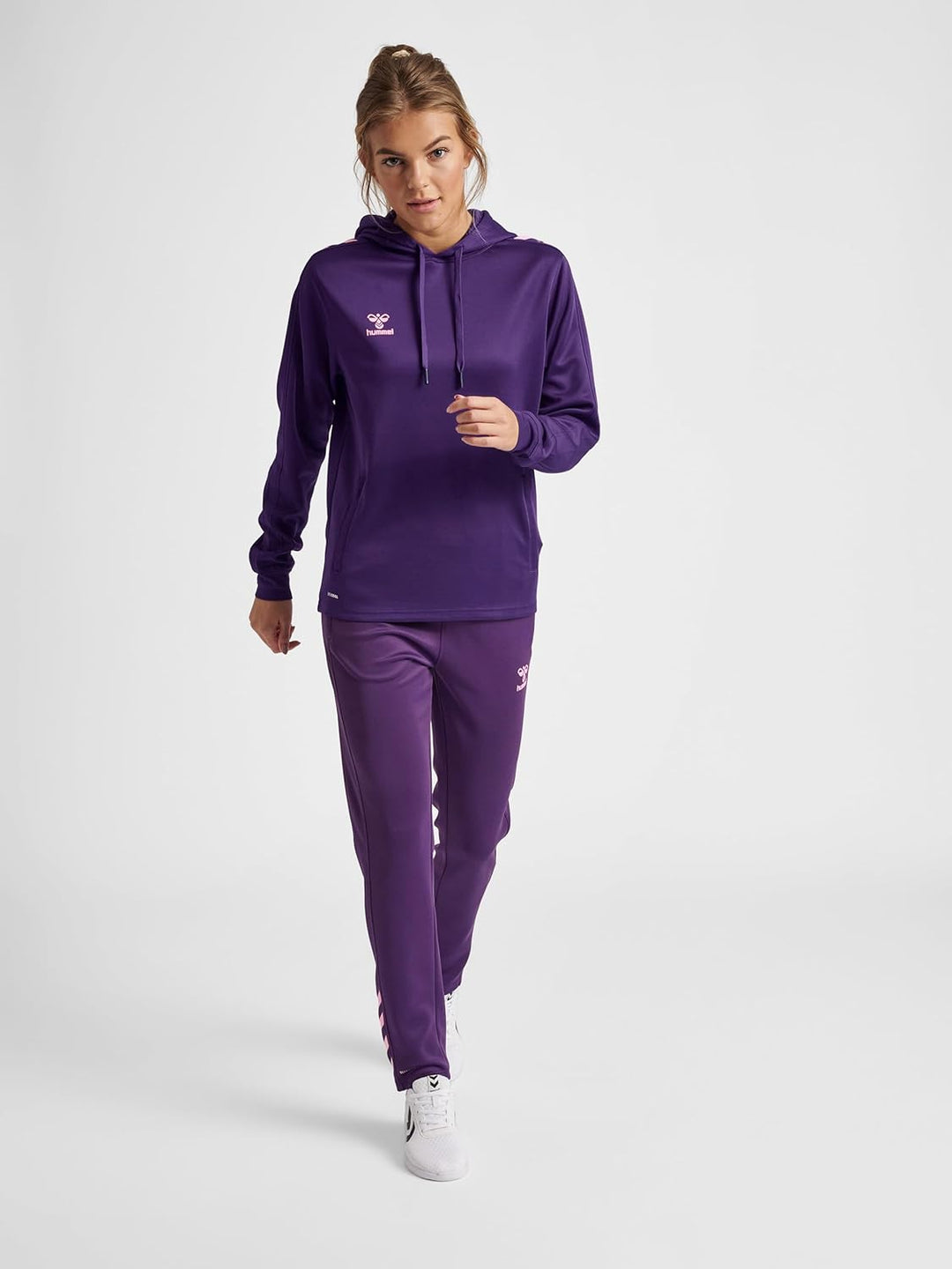 hummel Damen Hmlcore Xk Poly Sweat Hoodie Woman Sweatshirt, Acai