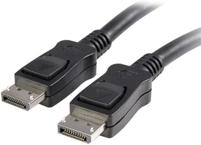 StarTech.com 30cm DisplayPort 1.2 Kabel mit Verriegelung (Stecker/Stecker), DP 4k Audio- / Videokabe