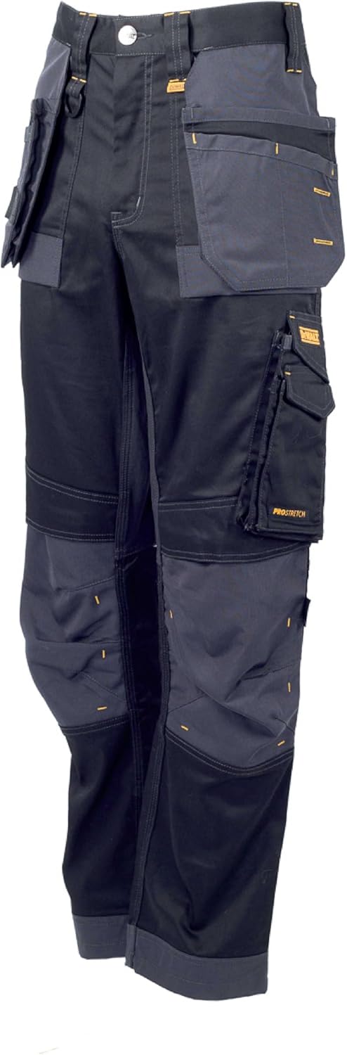 DEWALT Harrison Herren-Arbeitshose (1 Stück) 38W / 31L Black/Grey, 38W / 31L Black/Grey