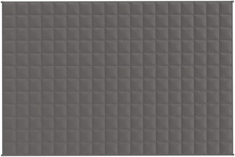 Gecheer Gewichtsdecke Grau 122x183 cm 9 kg Stoff 122x183cm;1;9 kg Grau, 122x183cm;1;9 kg Grau