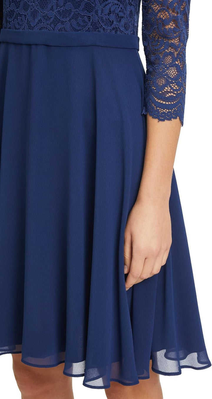 Vera Mont Damen Kleid 38 Festival Blue, 38 Festival Blue
