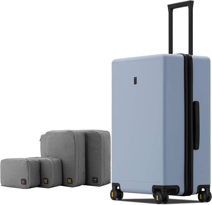 LEVEL8 Koffer Trolleys handgepäck Leichtgewicht 100% PC mit Organizer Set 4-teilig TSA Zahlenschloss