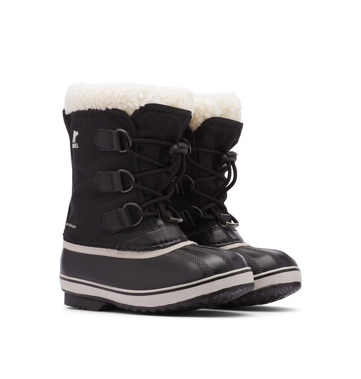 Sorel Unisex Kinder Kids Yoot Pac Nylon Waterproof Schneestiefel 32 EU Schwarz, 32 EU Schwarz