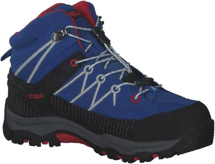 CMP Kids Rigel Mid Shoe Wp Trekking-&amp; Wanderschuhe, Cobalto Stone Fire, 29 EU