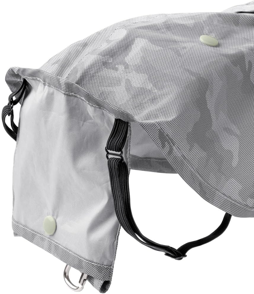 Hunde-Regenmantel Huka to go Farbe Silber, Grösse 55 silber 55, silber 55
