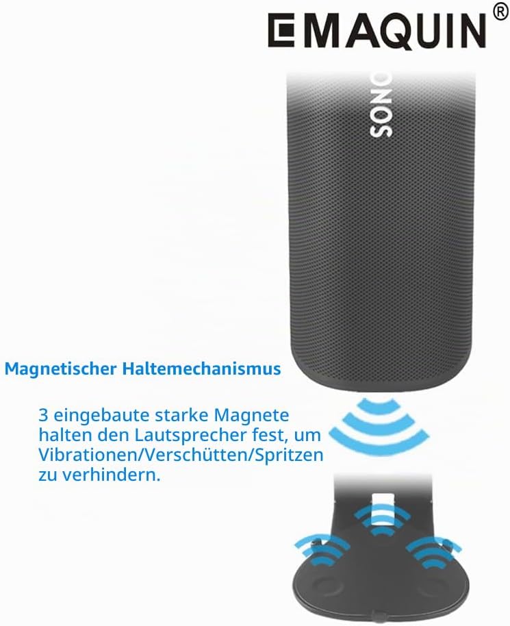 Wandhalterung für Sonos Roam/Sonos Roam SL Lautsprecher(Kompatibel mit Sonos Roam und Sonos Roam SL,