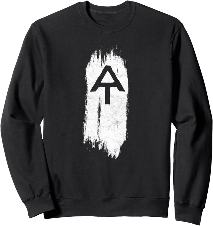 White Blaze Appalachian Trail AT Minimalist Hiking Retro Sweatshirt