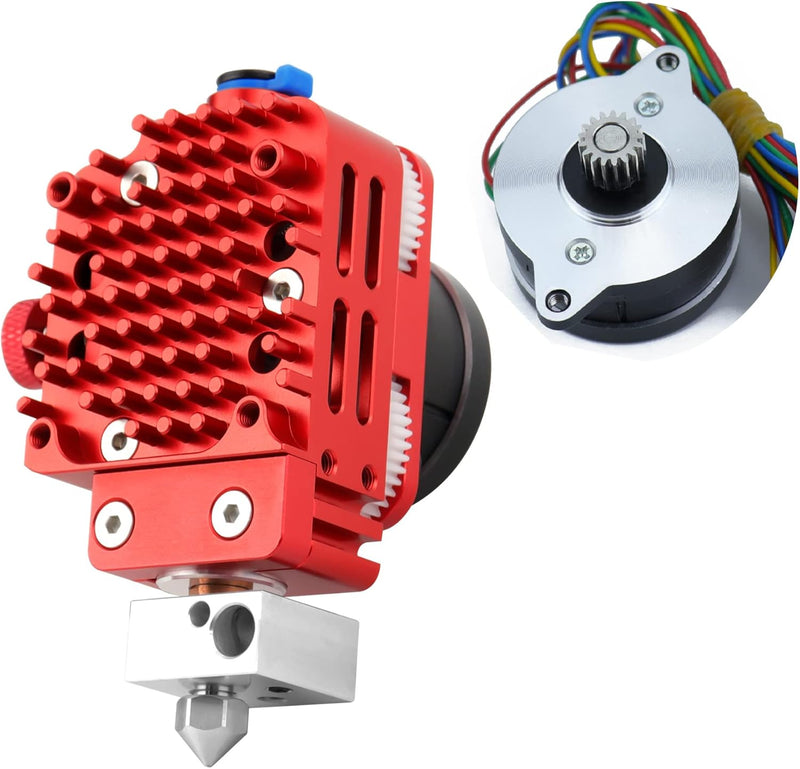 POLISI3D Upgrade Light Universal DDB Dual Gear Extruder Bowden oder Direct Drive Plated Copper Druck