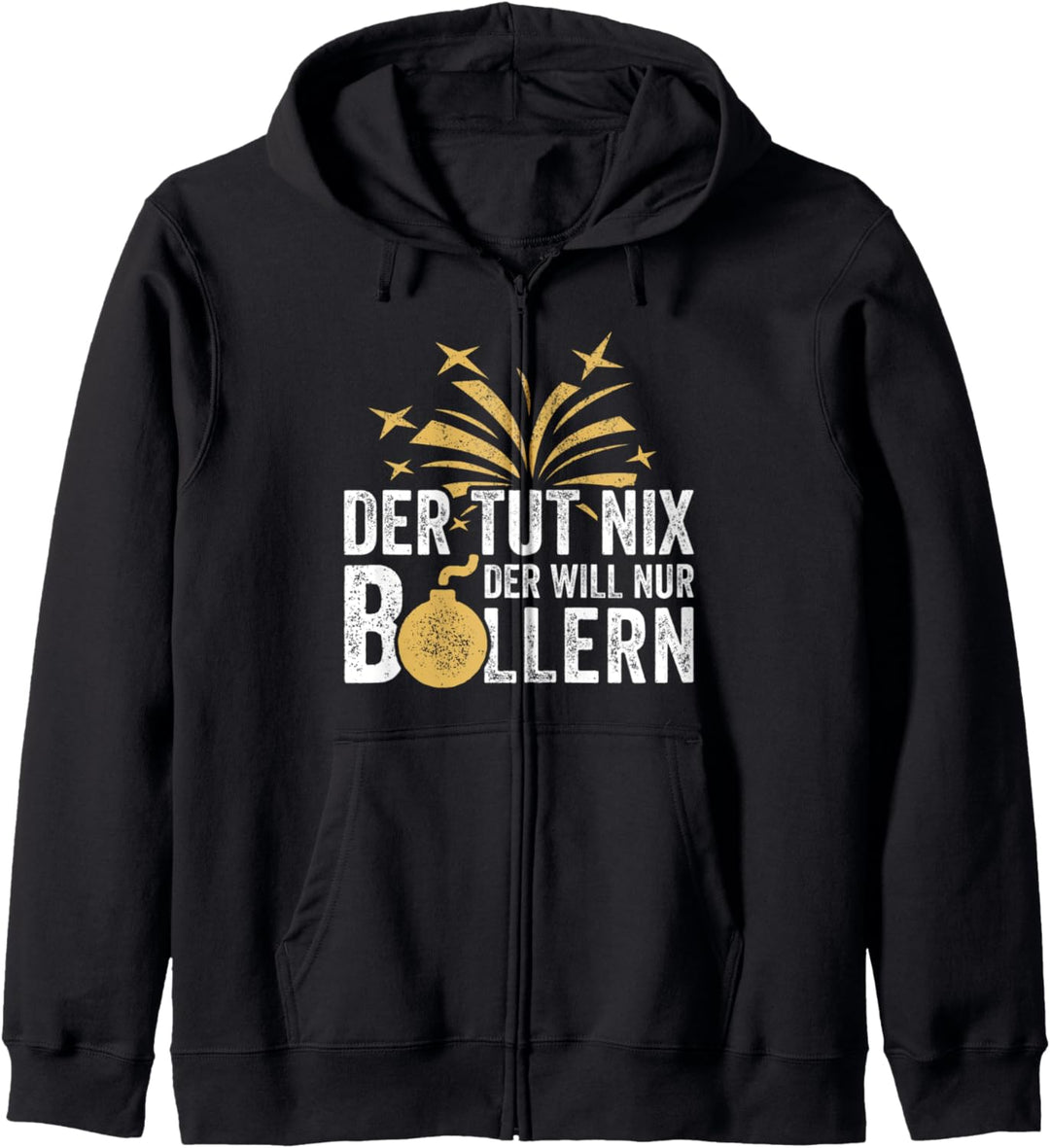 Pyrotechnik Knaller Böller Silvester Feuerwerk Pyro Kapuzenjacke
