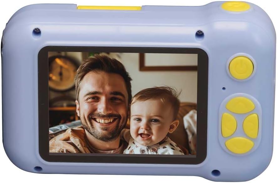 Denver KCA-1351BU Blau Kinderkamera – 40 MP, Flip-Objektiv für Selfies, Eingebaute Spiele, 2.4-Zoll