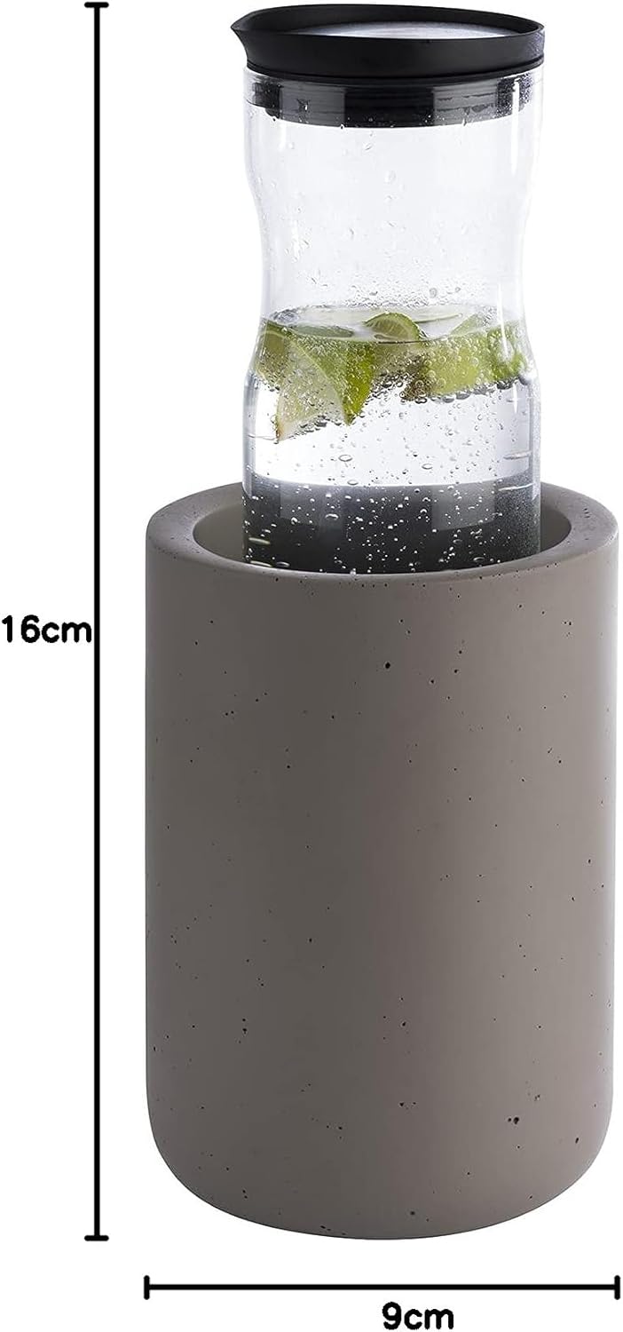 APS Flaschenkühler ELEMENT aus Beton - mit möbelschonender Unterseite - für 0,7-1,5 Liter-Flaschen -