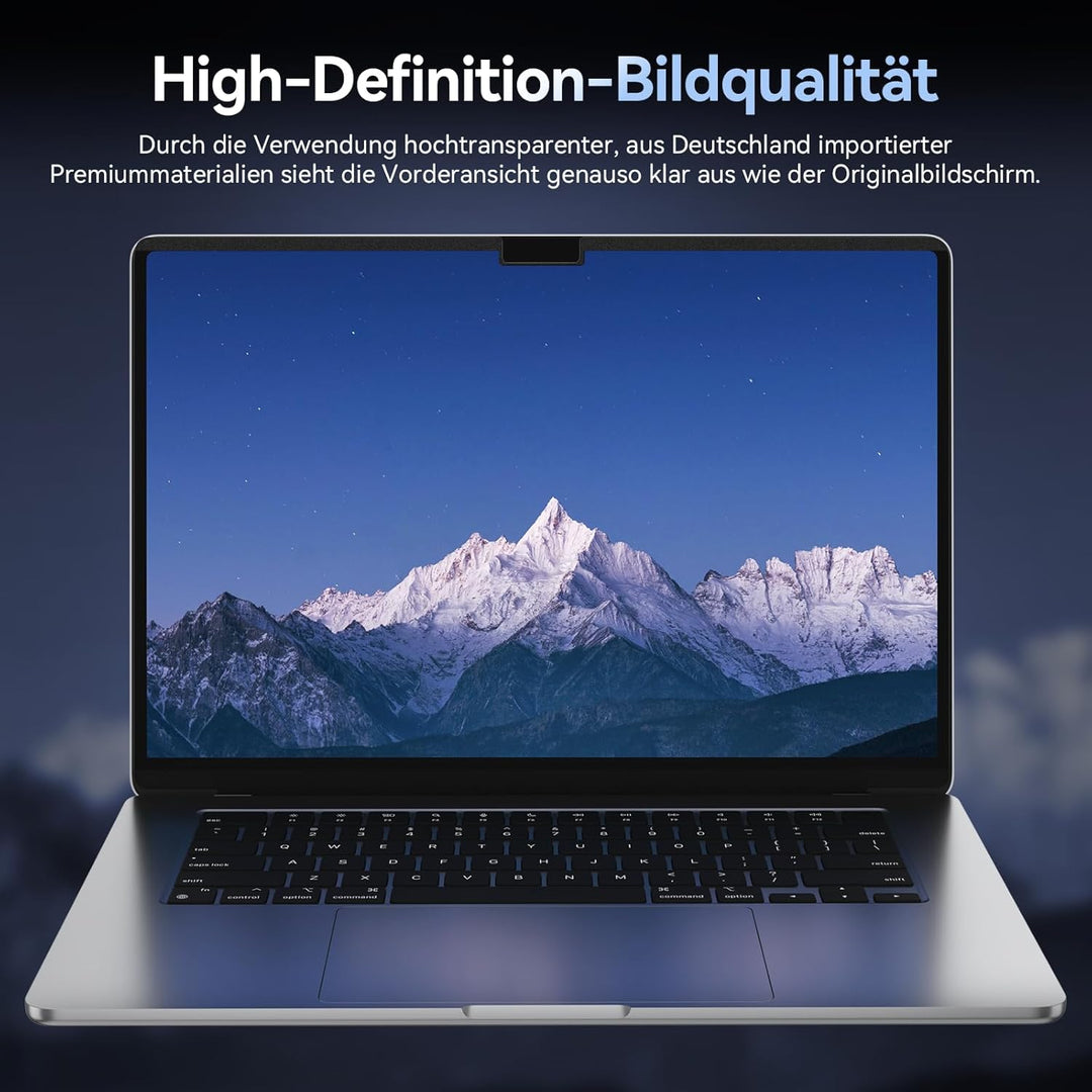 Magnetischer Blickschutzfilter Kompatibel Mit Apple MacBook Air 15 Zoll (2023 Release), Abnehmbar An
