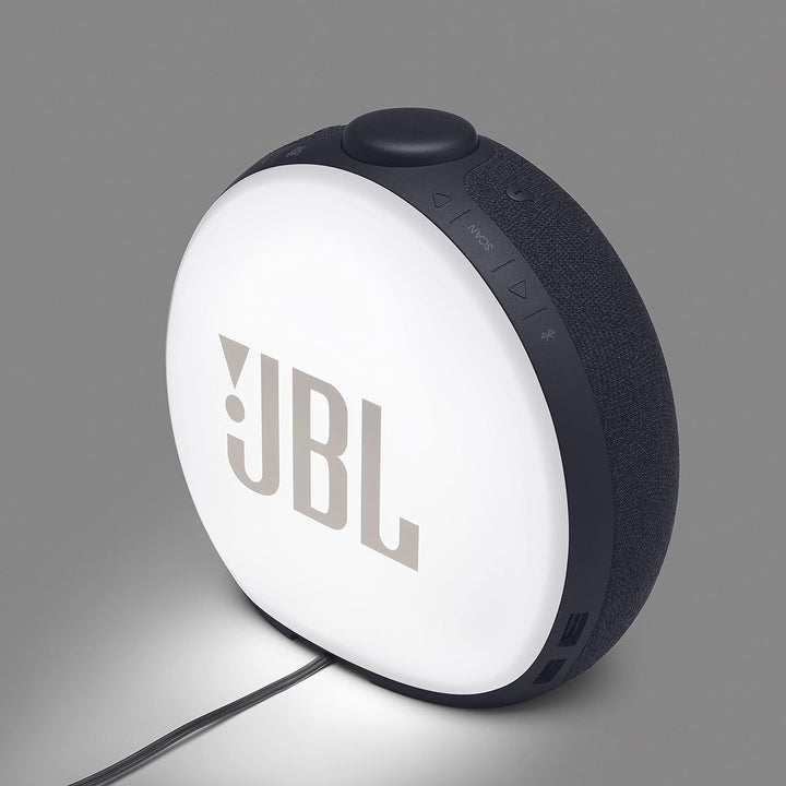 JBL Horizon 2 Radiowecker in Schwarz – Dual Wecksystem über Bluetooth, DAB+ & UKW Radio – LED Nachtl