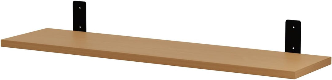 AKKE Hängeregal Wandregal Regalbrett - 50 cm Möbelplatte Metall - Regal - Loft Breto Bayerische Buch