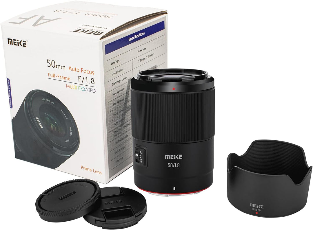 Meike 50mm F1.8 Autofokus STM Schrittmotor Vollformat-Objektiv Kompatibel mit Nikon Z-Mount-Kameras