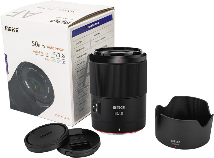 Meike 50mm F1.8 Autofokus STM Schrittmotor Vollformat-Objektiv Kompatibel mit Nikon Z-Mount-Kameras