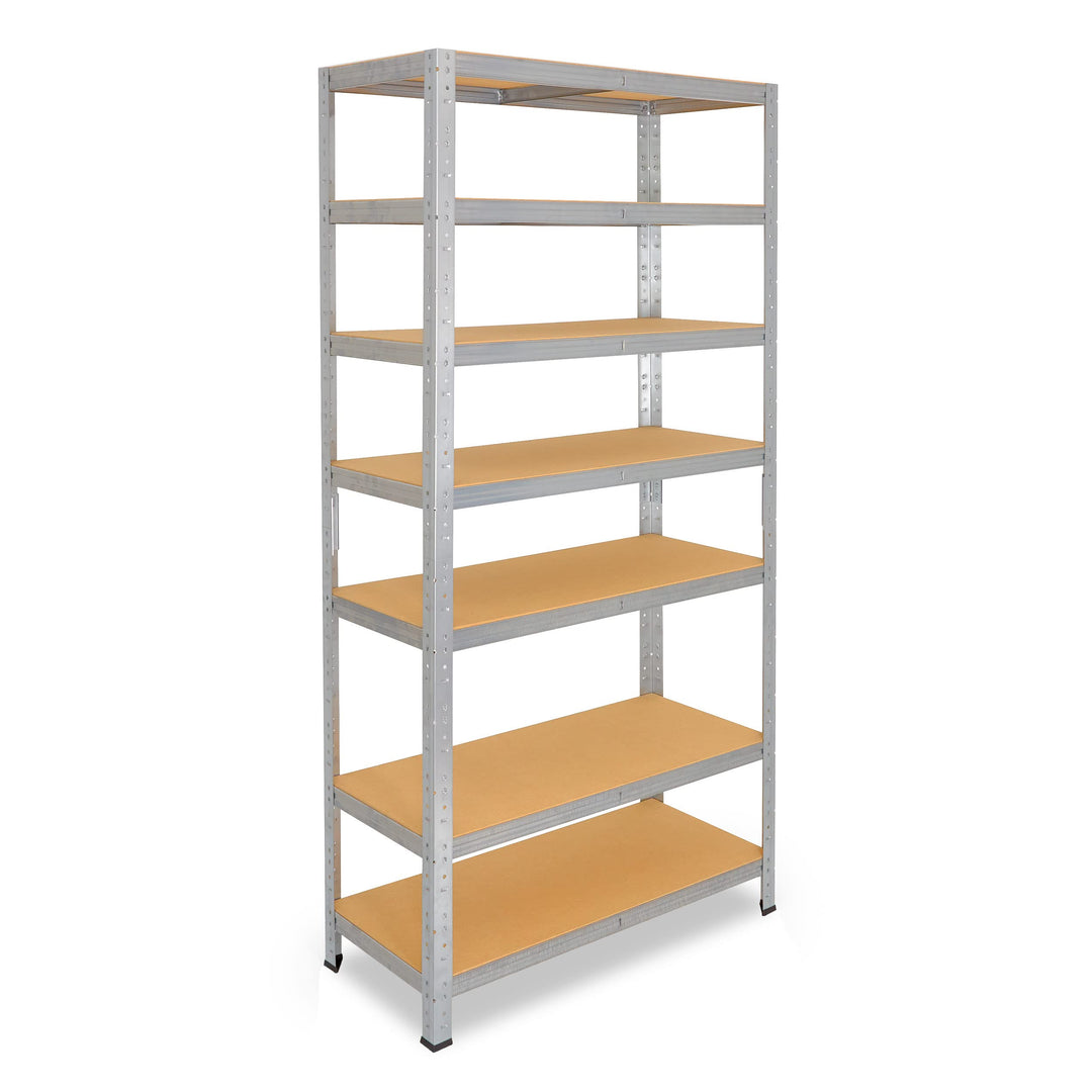 shelfplaza® 200x30x60cm Home Schwerlastregal verzinkt/Metallregal mit 7 Böden/Kellerregal Metall, Ga