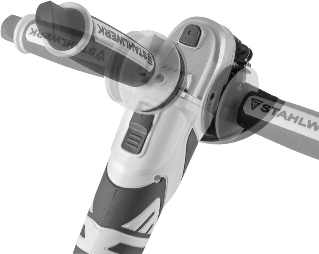 STAHLWERK Akku-Winkelschleifer 20 V Brushless-Technologie (AWS-20 ST) – ohne Akku & Ladegerät, M14 S