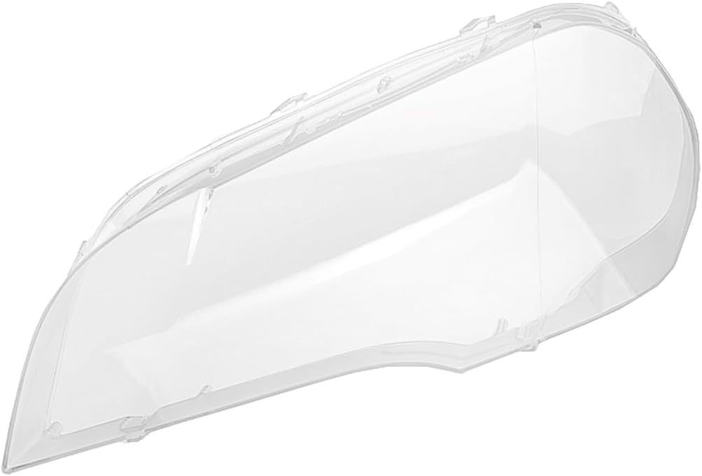 LST 2x Scheinwerferglas Streuscheibe Frontlicht Abdeckung links rechts Set kompatibel mit BMW X5 E70