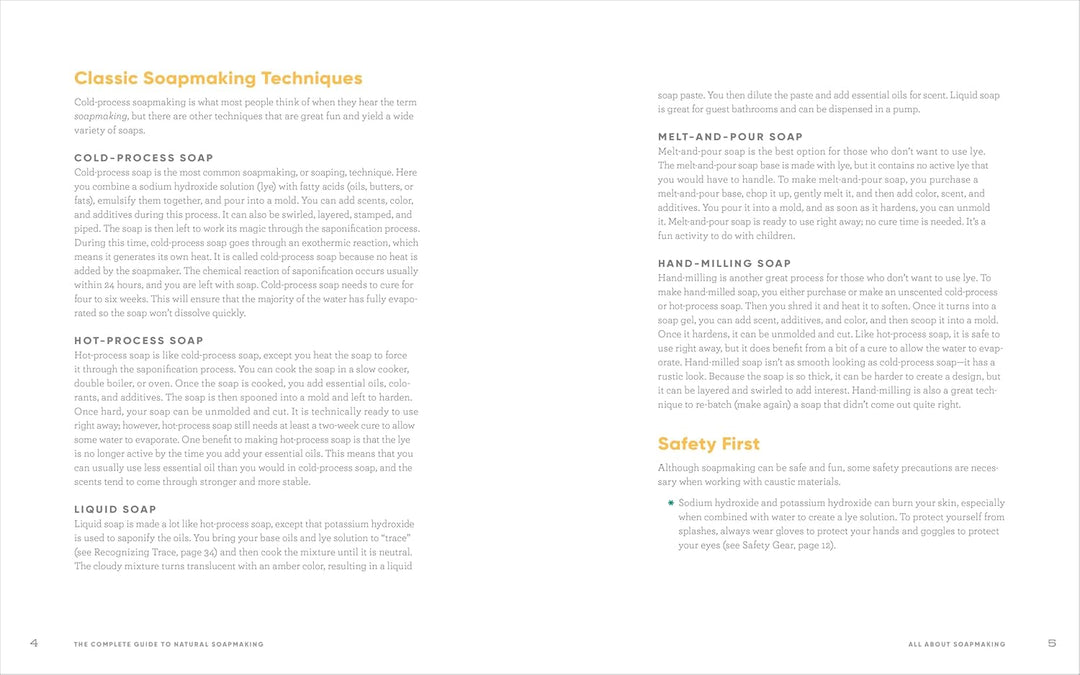 The Complete Guide to Natural Soap Making: Create 65 All-Natural Cold-Process, Hot-Process, Liquid,