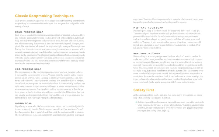 The Complete Guide to Natural Soap Making: Create 65 All-Natural Cold-Process, Hot-Process, Liquid,