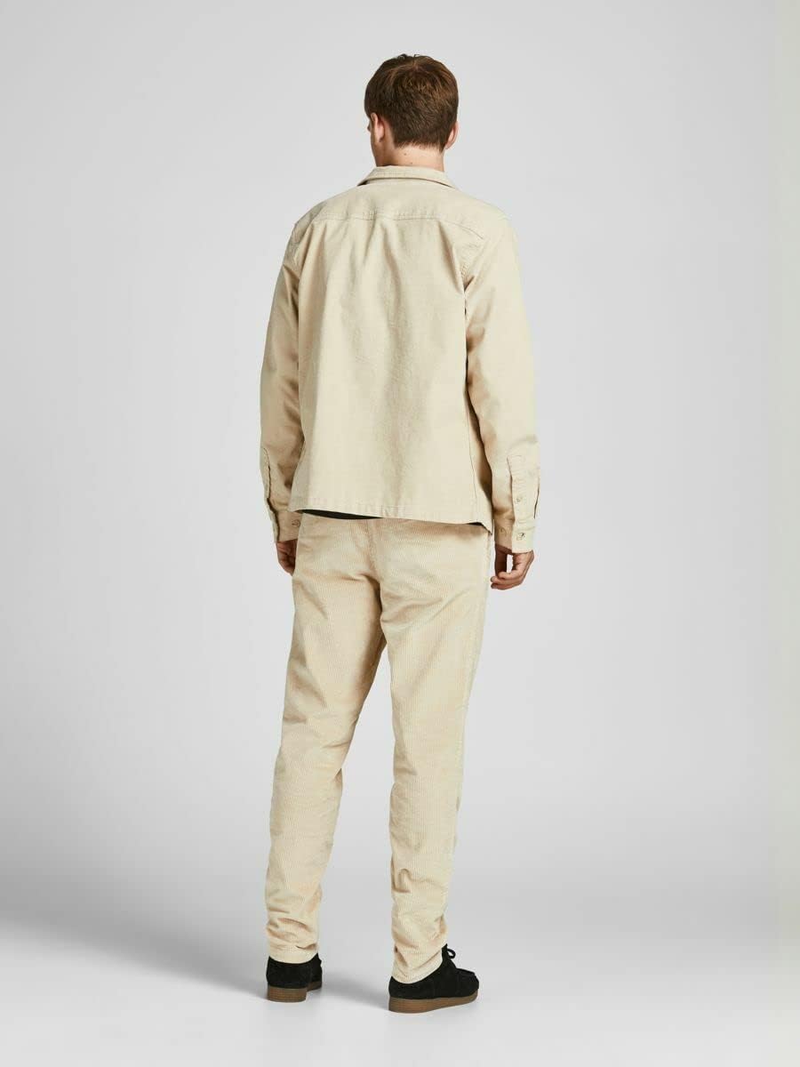 JACK&JONES Mens JJIACE JJDYLAN Corduroy AKM Oatmeal Hose, 34/34