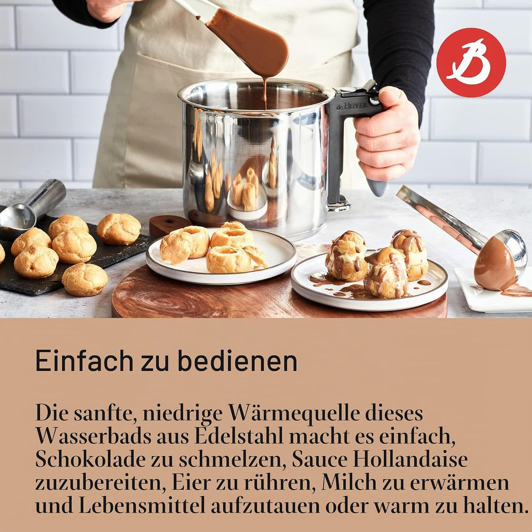 De Buyer Bain-Marie, Edelstahl, Silber, 16 cm 3709.14N