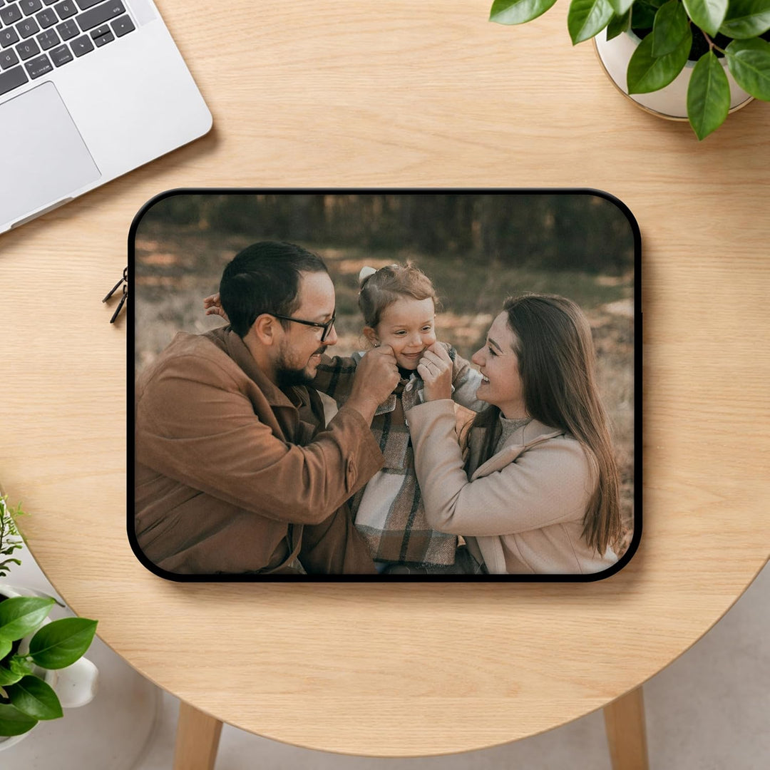 PhotoFancy® – Personalisierte Laptoptasche mit Foto bedrucken – Neopren Notebook Hülle selbst gestal