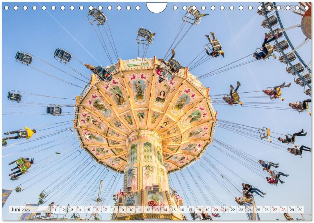 Kirmes Glück (Wandkalender 2026 DIN A4 quer), CALVENDO Monatskalender: Brillante Fotografien von Fes