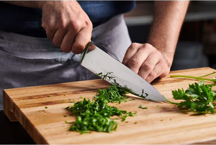 WMF Grand Class Kochmesser 35 cm, Made in Germany, Messer geschmiedet, Performance Cut, Spezialkling