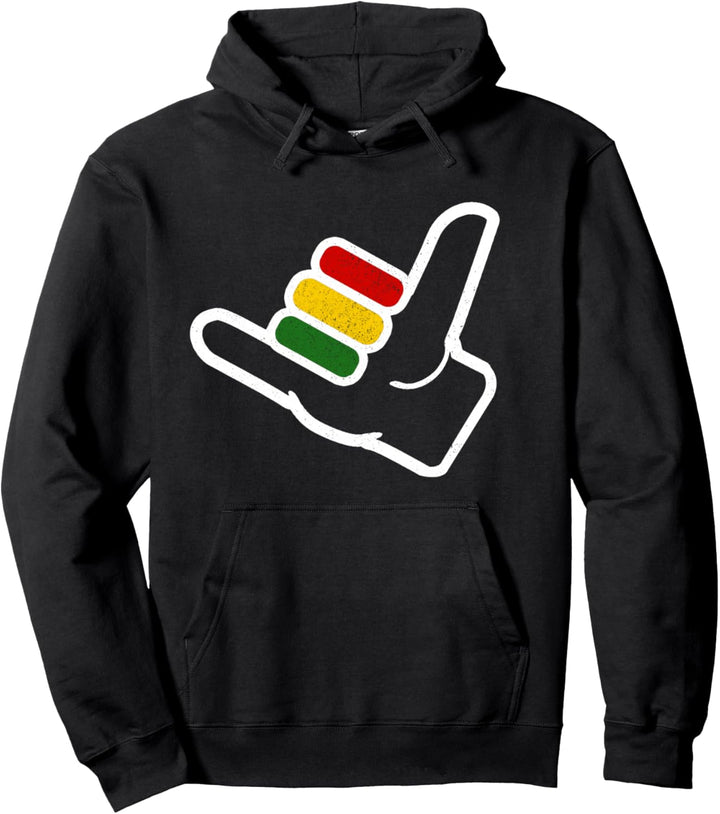 Reggae Musik Surfer Rastafari Rasta Pullover Hoodie