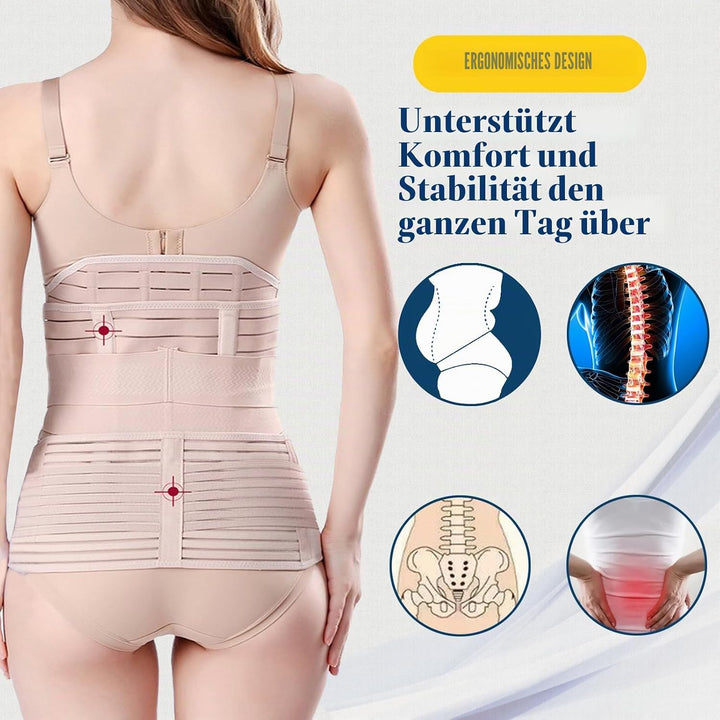 3 in 1 Postpartale Bauch Unterstützung Erholung Gürtel - Postpartum Gürtel für Damen - Postnatal Bau