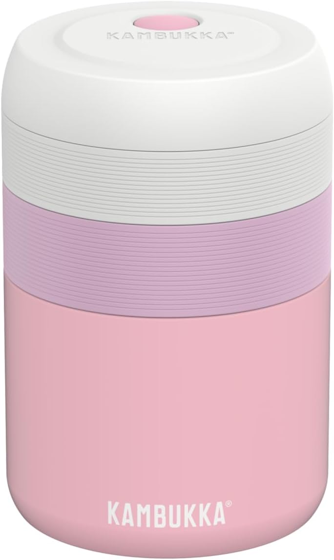 Kambukka Bora Baby Pink Thermoskanne für Feststoffe, 600 ml 11-06015, 11-06015