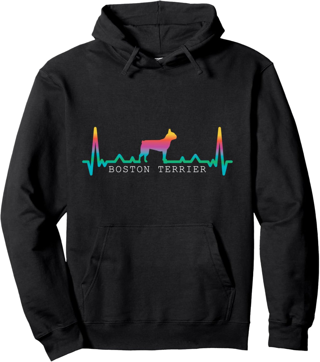 Boston Terrier - Heartbeat Pullover Hoodie