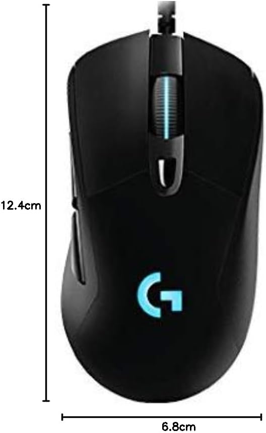 Logitech G403 HERO Gaming-Maus mit HERO 25K DPI Sensor, LIGHTSYNC RGB, geringes Gewicht von 87g und