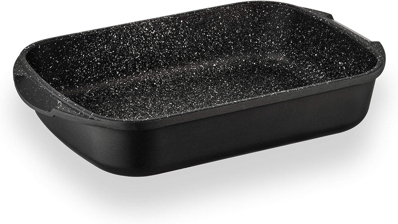 Barazzoni die Kochen besondere Lasagneform 30 x 22 cm Nero Puntinato, 30 x 22 cm