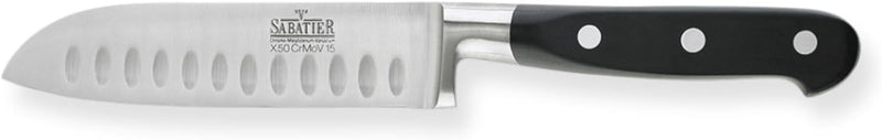 Richardson Sheffield V SABATIER Santoku-Messer, 12,5 cm lange Klinge, gehärteter Klingenstahl, rostf