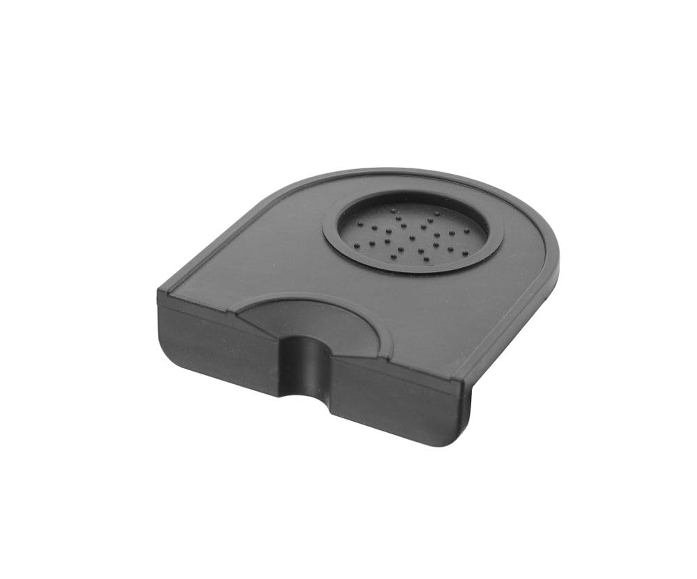 HENDI Tamperablage, Tampermatte, Tamping Matte, Kaffee Stampfmatte, mit Aussparung als Auflage für S