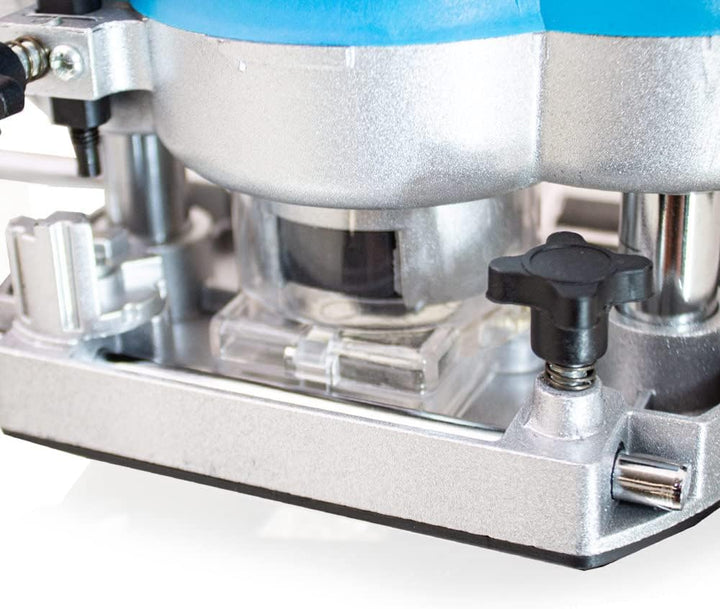 Bituxx 1200W Oberfräse Fräse Kantenfräse Holzfräse Parallelanschlag, Absaugadapter inklusive 12 tlg.