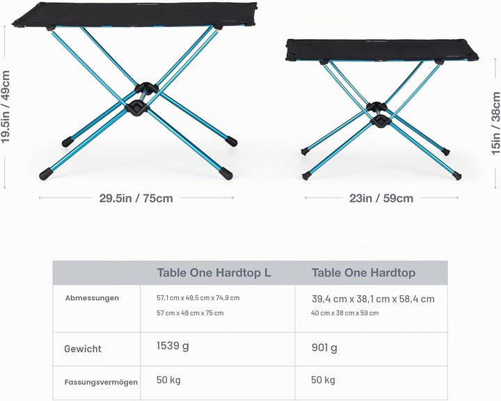 Helinox Table One Hardtop | Die zusätzliche Stabilität Einer harten Oberfläche Macht diesen ausgespr