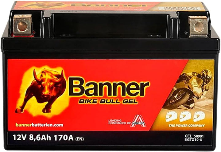 Banner 509 01 Gel Akku Moto Bike Bull