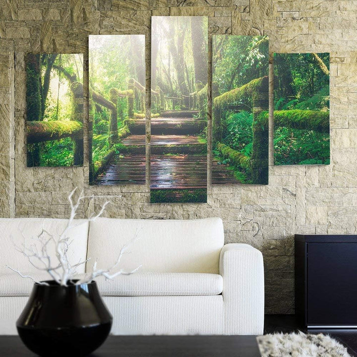 Feeby. Wandbild - 5 Teile - Deco Bild, gedrucktes Bild, Foto, Deco Panel, XXL, 5-Teilig, Typ A, 150x