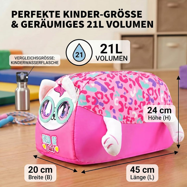 Sporttasche Kinder Schwimmtasche Jungen Mädchen Wasserdicht Badetasche Weekender Reisetasche Niedlic