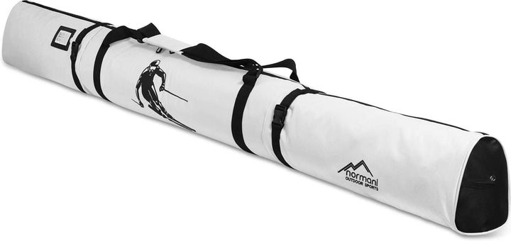 normani Skitasche Skisack in 170 cm und 200 cm Länge Weiss 200 cm, Weiss 200 cm
