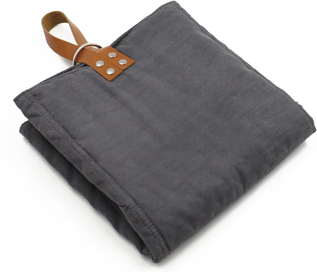 Paws&amp;Co Hundedecke für unterwegs faltbar tragbar perfekt für Camping Picknick Outdoor 75x50cm (M, Gr