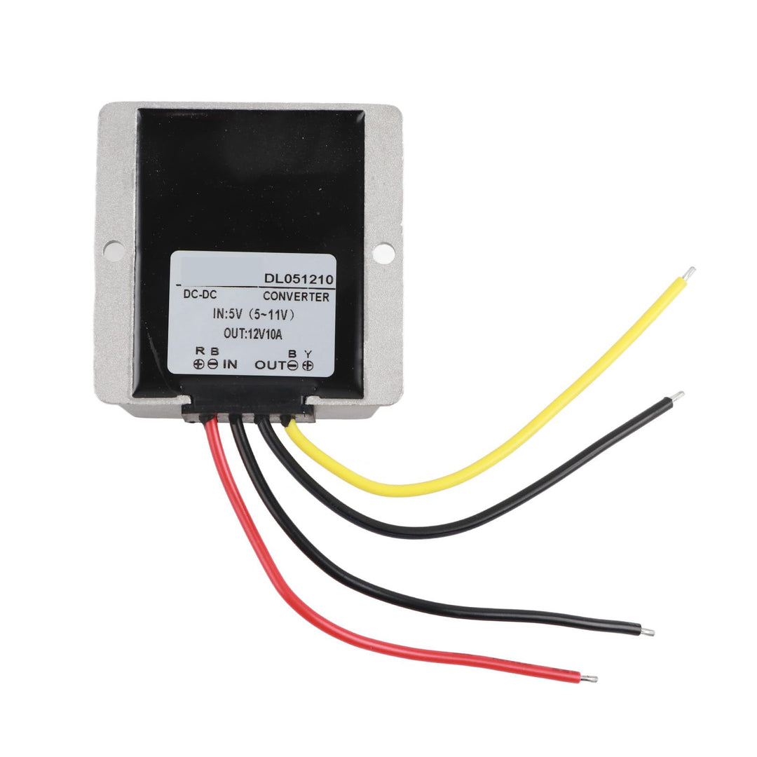 DC/DC-Wandler, Boost-Leistungsmodul von 5 V auf 12 V, 10 A, 120 W, Hochwertige Materialien, Silikonv