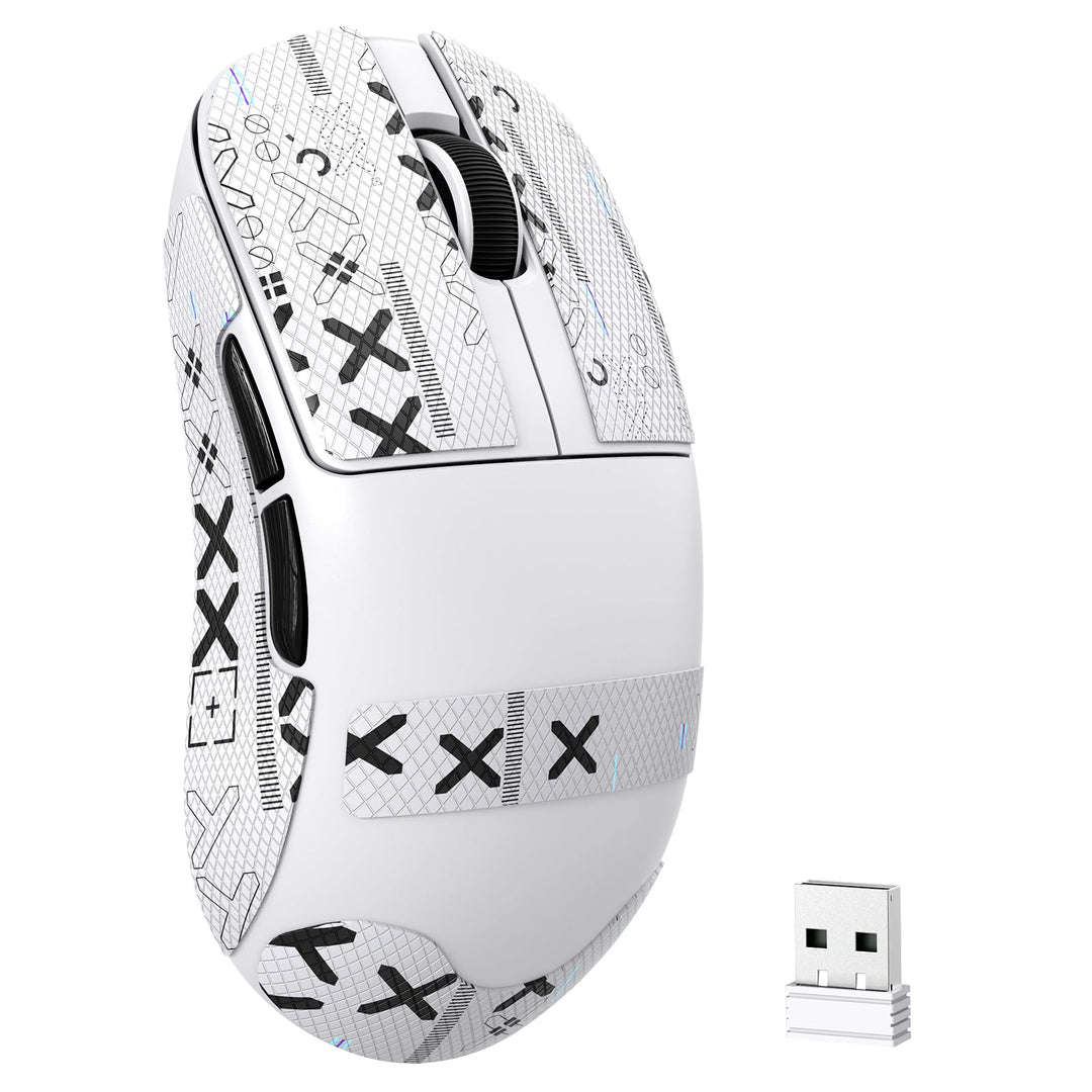ZIYOU LANG×MAGIC-REFINER AJ199 Kabellose Gaming Maus Leicht, 49g Tri-Modus 2.4G/BT/Kabel, PixArt PAW