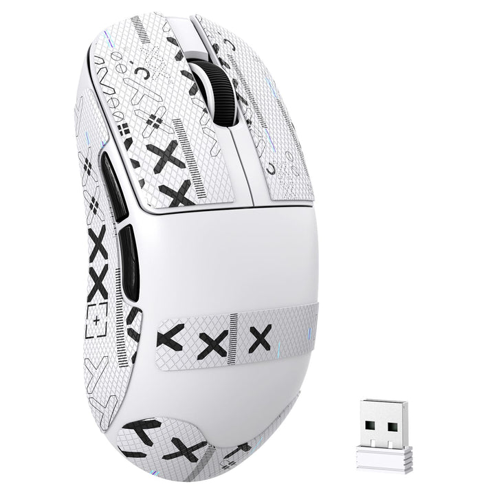 ZIYOU LANG×MAGIC-REFINER AJ199 Kabellose Gaming Maus Leicht, 49g Tri-Modus 2.4G/BT/Kabel, PixArt PAW
