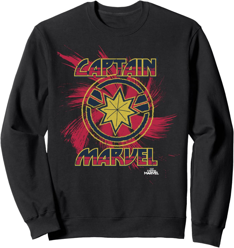 Captain Marvel Logo Swirl Sweatshirt