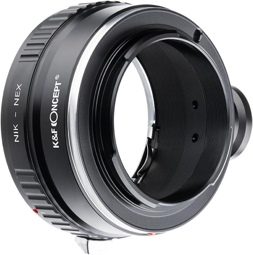 K&F Concept Nikon-NEX Objektiv Adapter Objektiv Adapterringe für Nikon AI AI-S F Objektiv auf Sony E